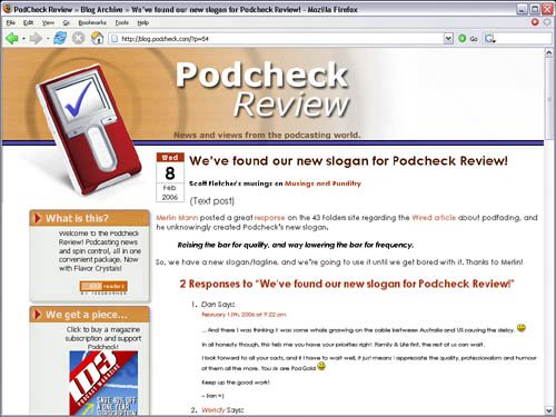 PodCheck – new podcast review from Scott Fletcher