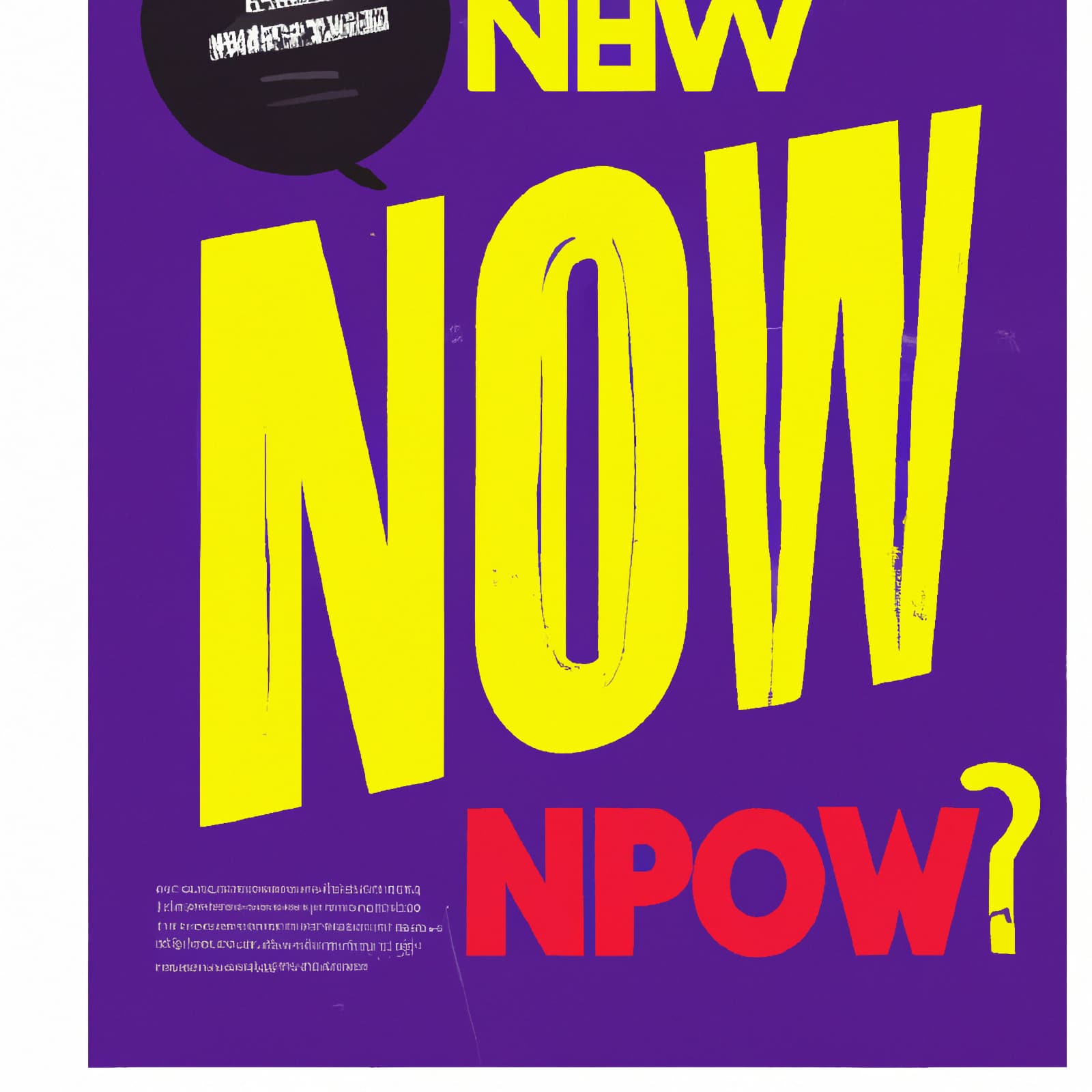 Not The Now Playing Magazine Cover