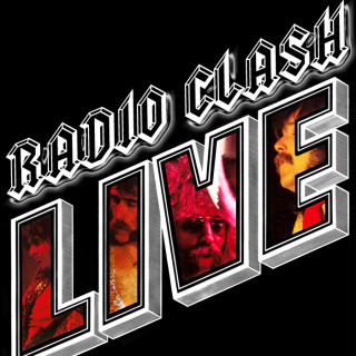 Radio Clash 108: Radio Clash LIVE #1! eclectic music mashup podcast live DJ streaming cover is a parody of Frampton Comes Alive