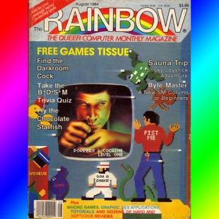 Radio Clash 115: Summer’s Queer Kids eclectic music mashup podcast cover RAINBOW magazine parody LGBTQ youth Spectrum coding 8-bit 