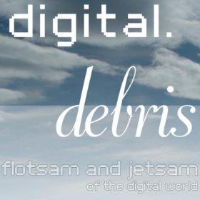 Digital Debris podcast logo artwork