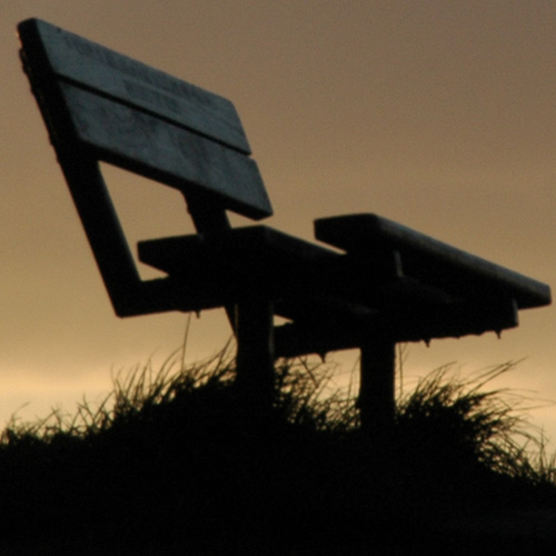 depression: new digital debris! bench on Parliament Fields at Sunset podcast cover