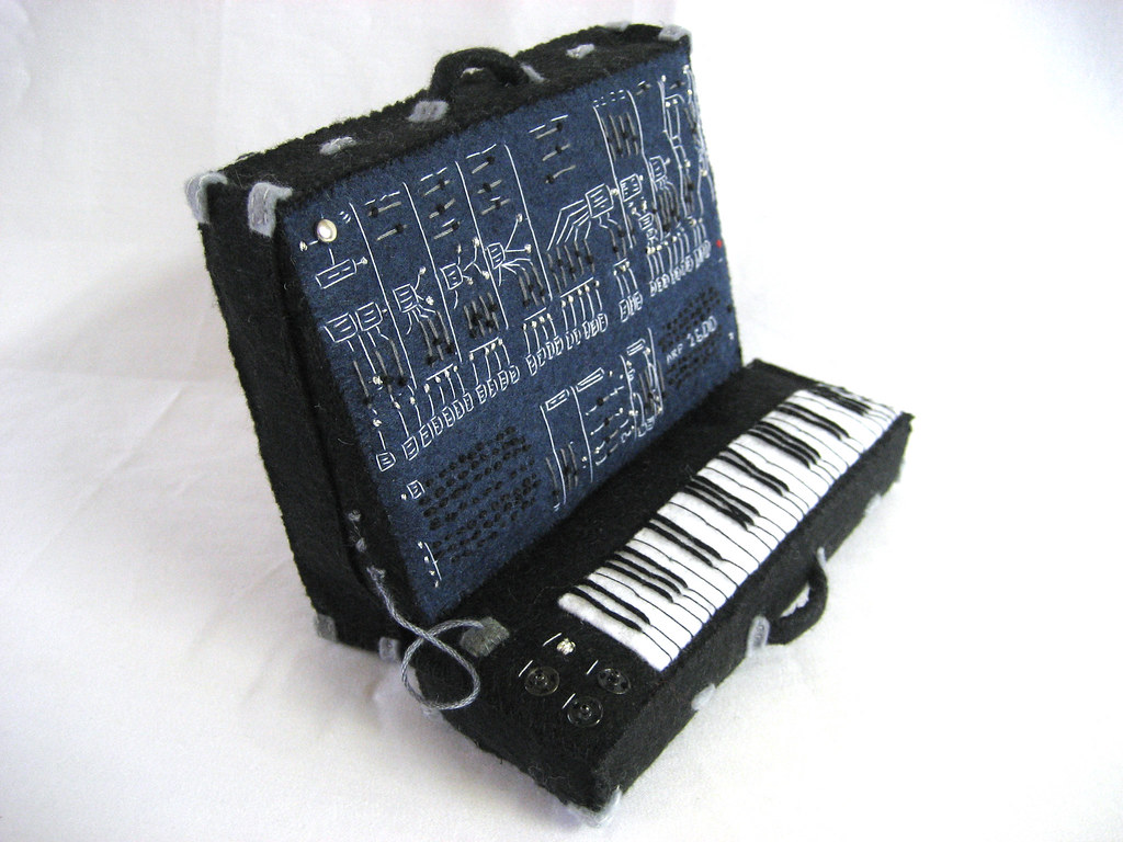 ARP Sew-lo! Synthesiser in fabric