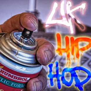RC 179: Is he a Yankee? Naw I’m a Londoner – UK Hip Hop with Ian Fondue eclectic music mashup history co-host podcast cover shows spray can and the words Hip-hop