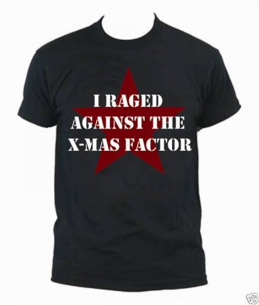 Rage Against the X-Factor tshirt