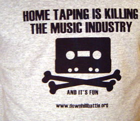 Home Taping Is Killing Music - And It's Fun tshirt Radio Clash 71: Sexy Excitetime Chicken Dance Feeling Yes! mashup music eclectic podcast
