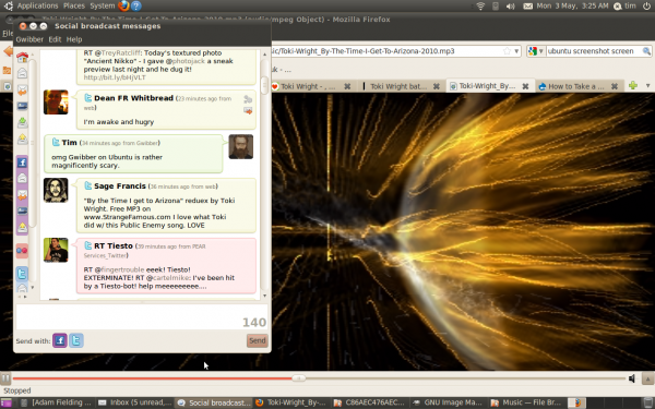 …my first Linux install screenshot