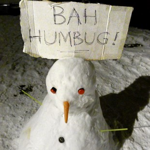 Bah Humbug Snowman by
