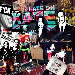 RC 205: Royal Dreading wedding eclectic music mashup podcast cover shows William Kate graffiti punk royalist abolition republican
