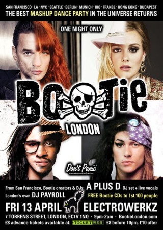 Bootie London returns! flyer