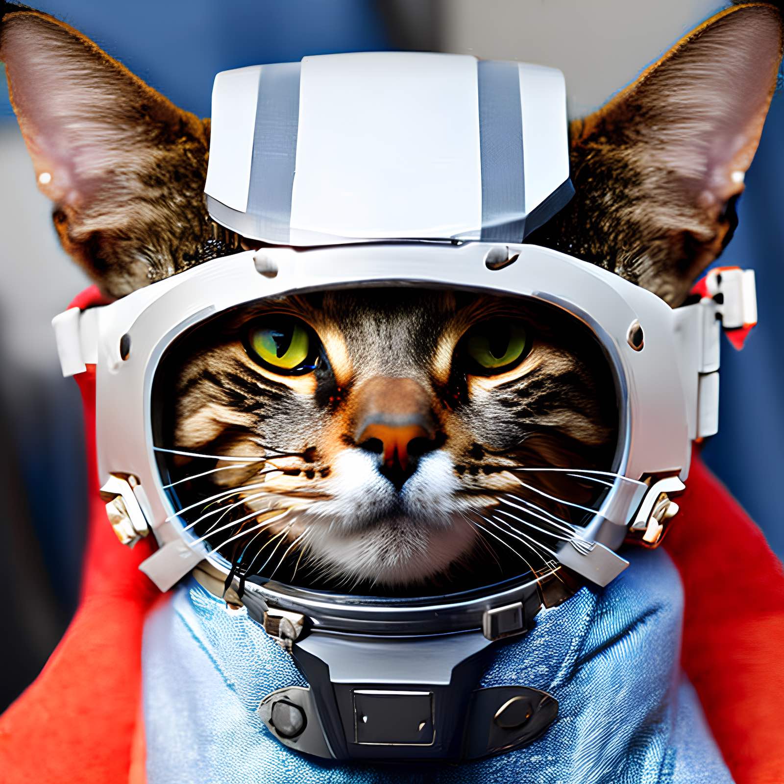 Cat in a space suit Stepson