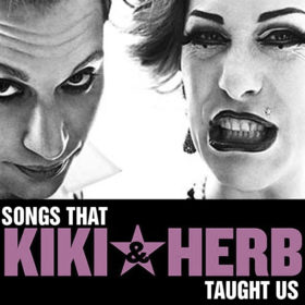 RC 246: Songs That Kiki & Herb Taught Us eclectic music mashup remix podcast cover shows Kiki and Herb Kate Bush