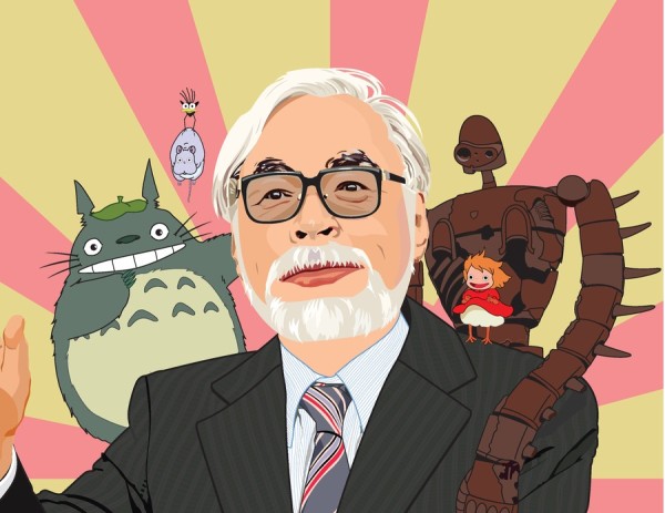 Hayao Miyazaki illustration
