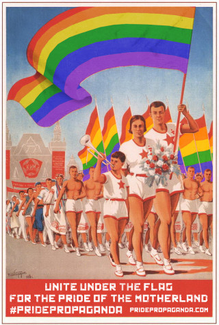 Soviet posters get the pride treament