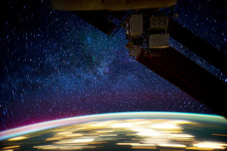 The view from the space station