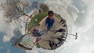 360 degrees Go Pro video