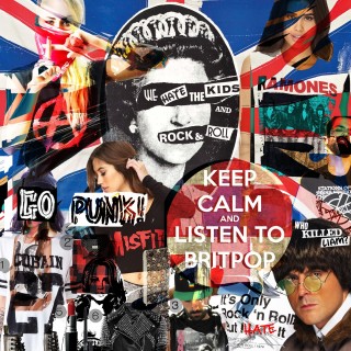 RC 259: Pop Is Dead #4 – We Hate The Kids (And Rock and Roll) music industry podcast mashup eclectic cover collage of punk britpop grunge fake styles fashion parody counterfeit