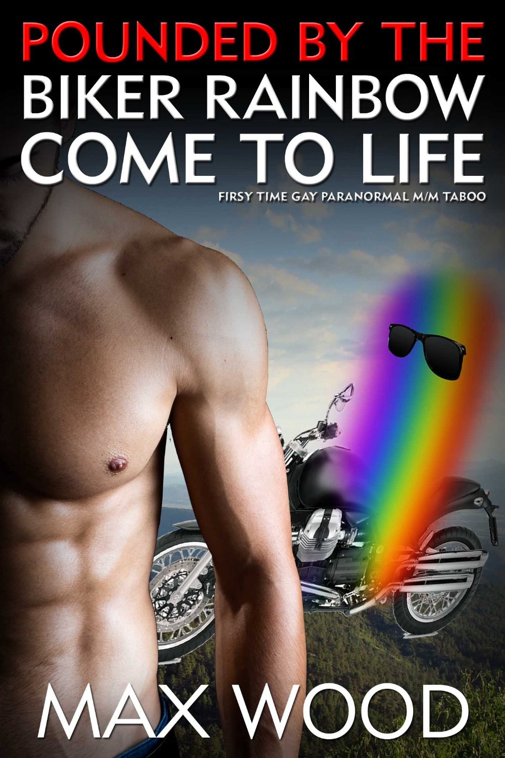 Pounded by the Biker Rainbow cover