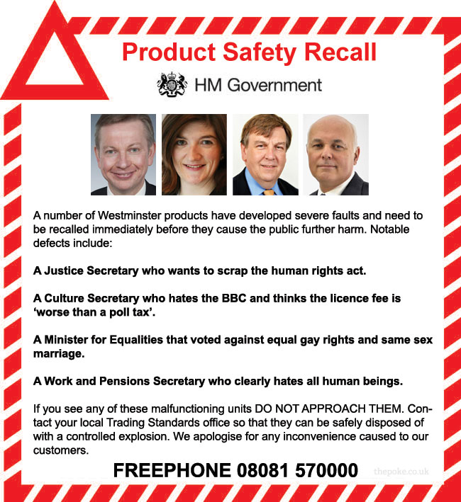 Westminster Product Recall