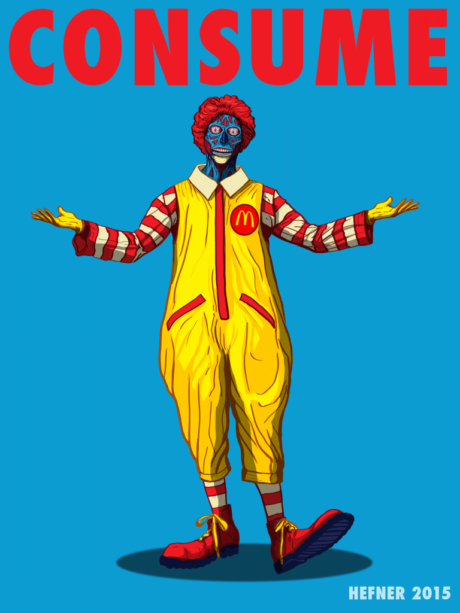 the REAL Ronald McDonald THEY LIVE Hal Hefner 768x1024 - Radio Clash Podcast CONSUME Radio Clash Music Mashup Podcast brings you the best in eclectic tunes, mashups and remixes from around the world. Since 2004, we've been bringing you the freshest and most innovative music from a diverse range of genres and cultures. Join us on our musical journey as we explore the sounds of yesterday, today, and tomorrow. Discover new music and be inspired by the mashup of musical styles that only Radio Clash can provide. Subscribe now to elevate your musical experience!