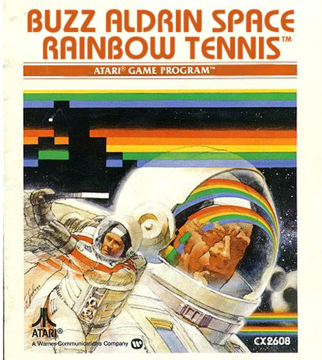 Buzz Aldrin Space Rainbow Tennis