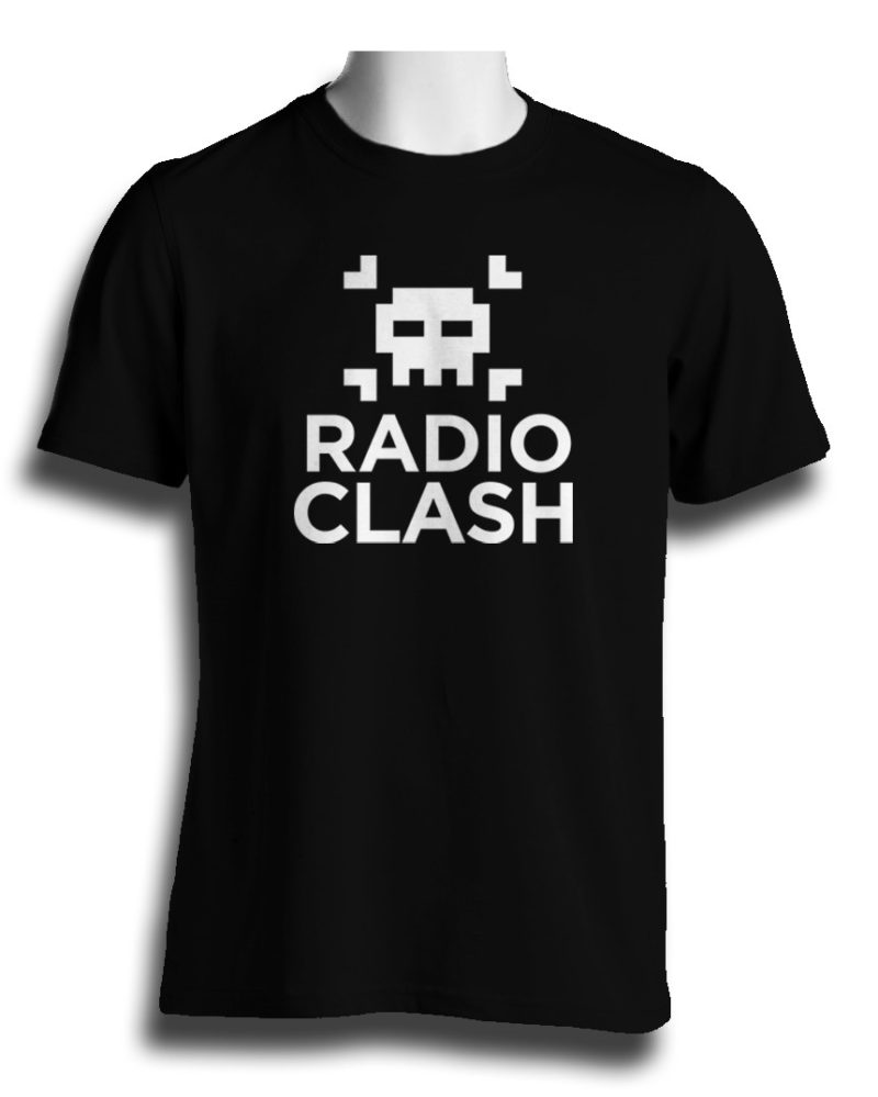 radio clash black - Radio Clash Podcast Radio Clash The T-Shirt Is Here! Radio Clash Music Mashup Podcast brings you the best in eclectic tunes, mashups and remixes from around the world. Since 2004, we've been bringing you the freshest and most innovative music from a diverse range of genres and cultures. Join us on our musical journey as we explore the sounds of yesterday, today, and tomorrow. Discover new music and be inspired by the mashup of musical styles that only Radio Clash can provide. Subscribe now to elevate your musical experience!