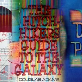 Cover of RC 279: Froopy – Hitchhiker’s 40th Edition podcast featuring the music mashups remixes and covers of Hitchhiker's Guide To The Galaxy H2G2 by Douglas Adams on it's 40th birthday - image is a collage of book covers and TV show.