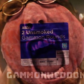 RC 294: Gammonweddon -gammon image of a shouting man, political Brexit podcast with eclectic mix of music and mashups 