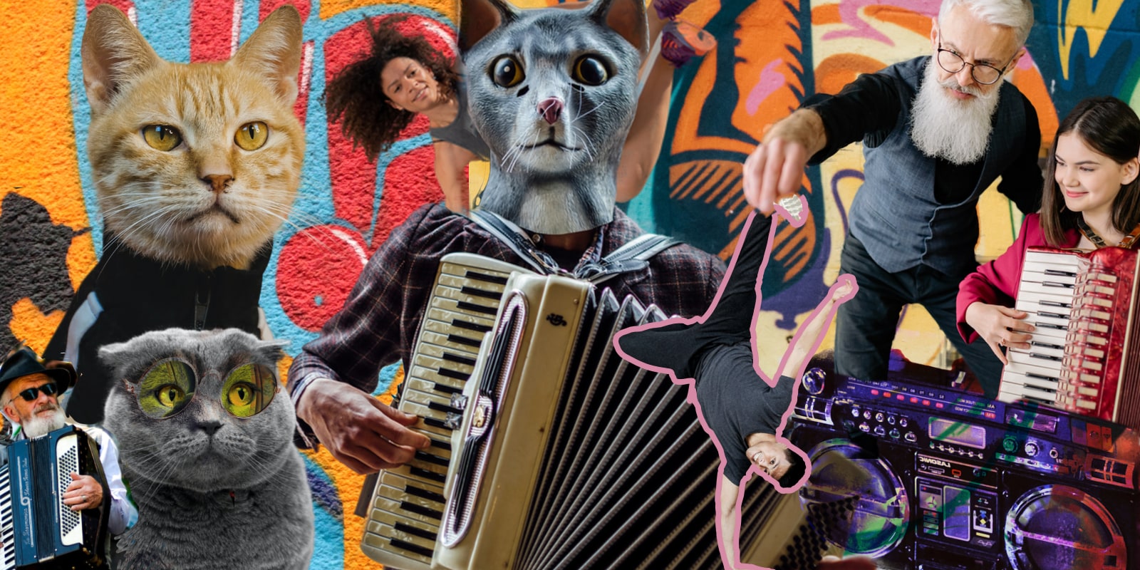 Radio Clash 357: Cats, Accordions & Hiphop - mashup podcast bootlegs bastard pop blends