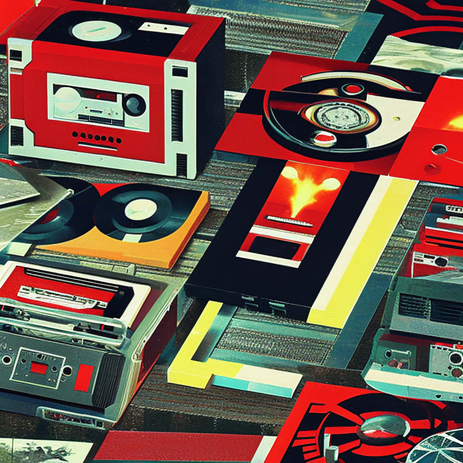 Records Tapes Vinyl Cassettes DJing Music