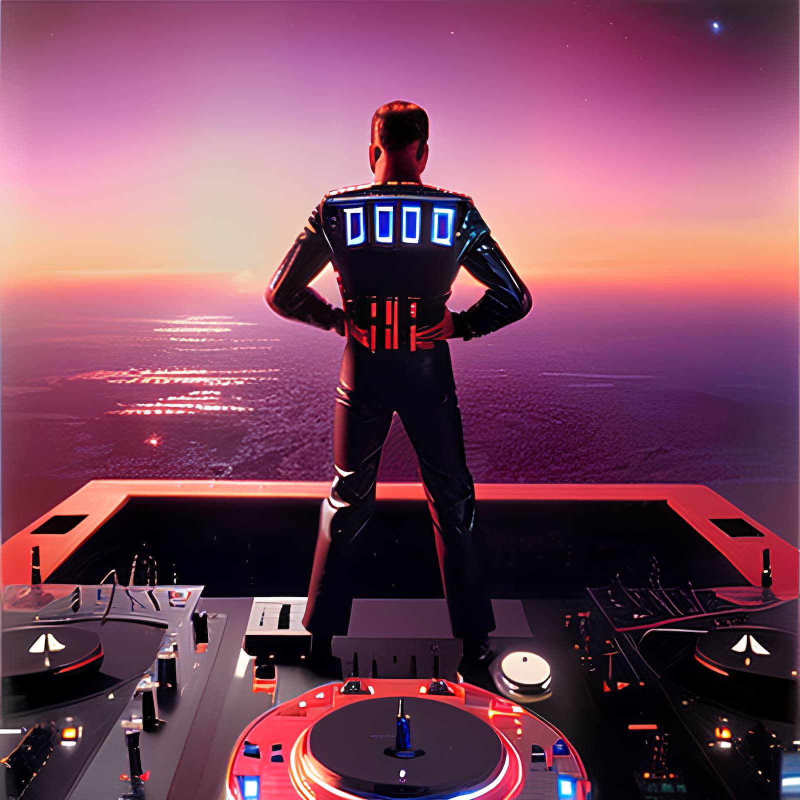 What Will Djing Look Like In The Future? Some things will never change, like the cheesy DJ pose. And no audience.