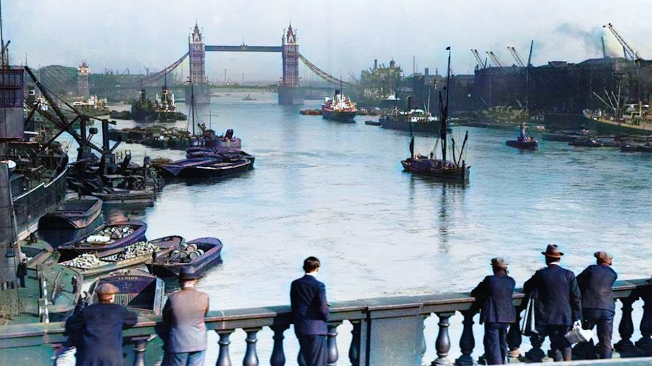 London 1932 & England during World War 1 in colour