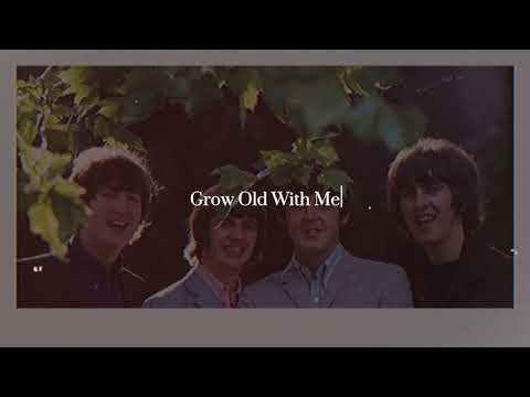 New Beatles via AI - Grow Old With Me cover