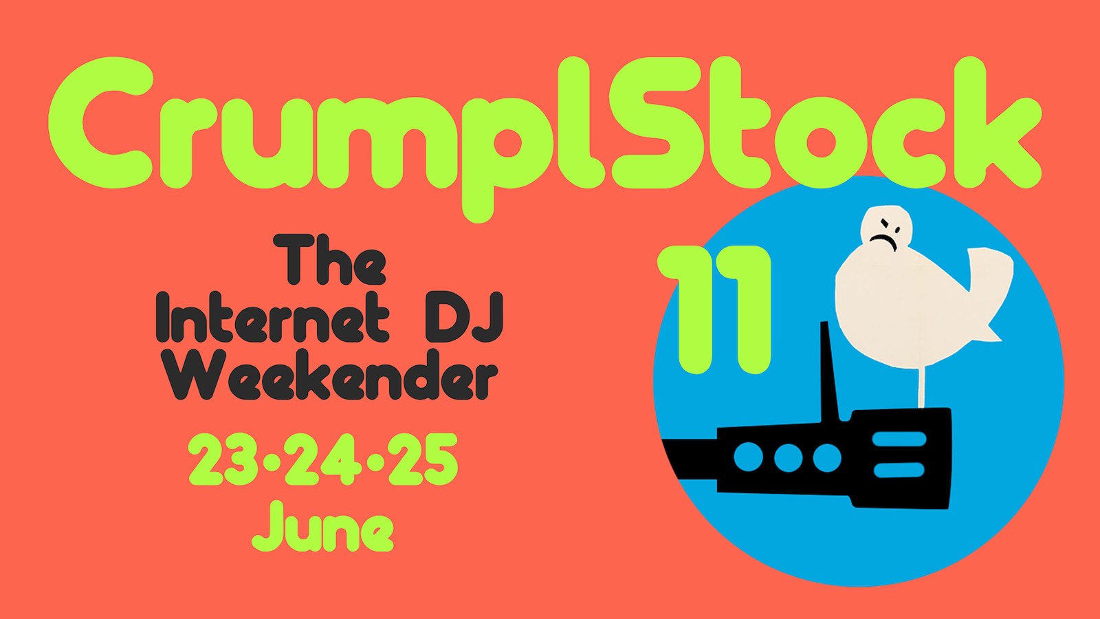 Crumplstock 11 flyer & DJNoNo interval set